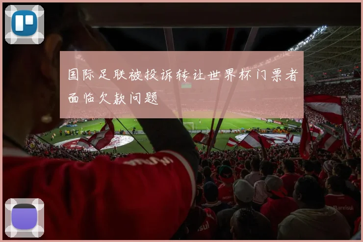 国际足联被投诉转让世界杯门票者面临欠款问题